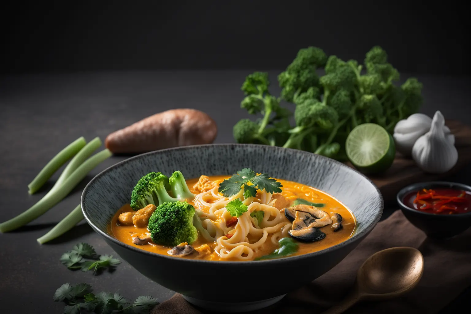 Asiatische Nudelsuppe