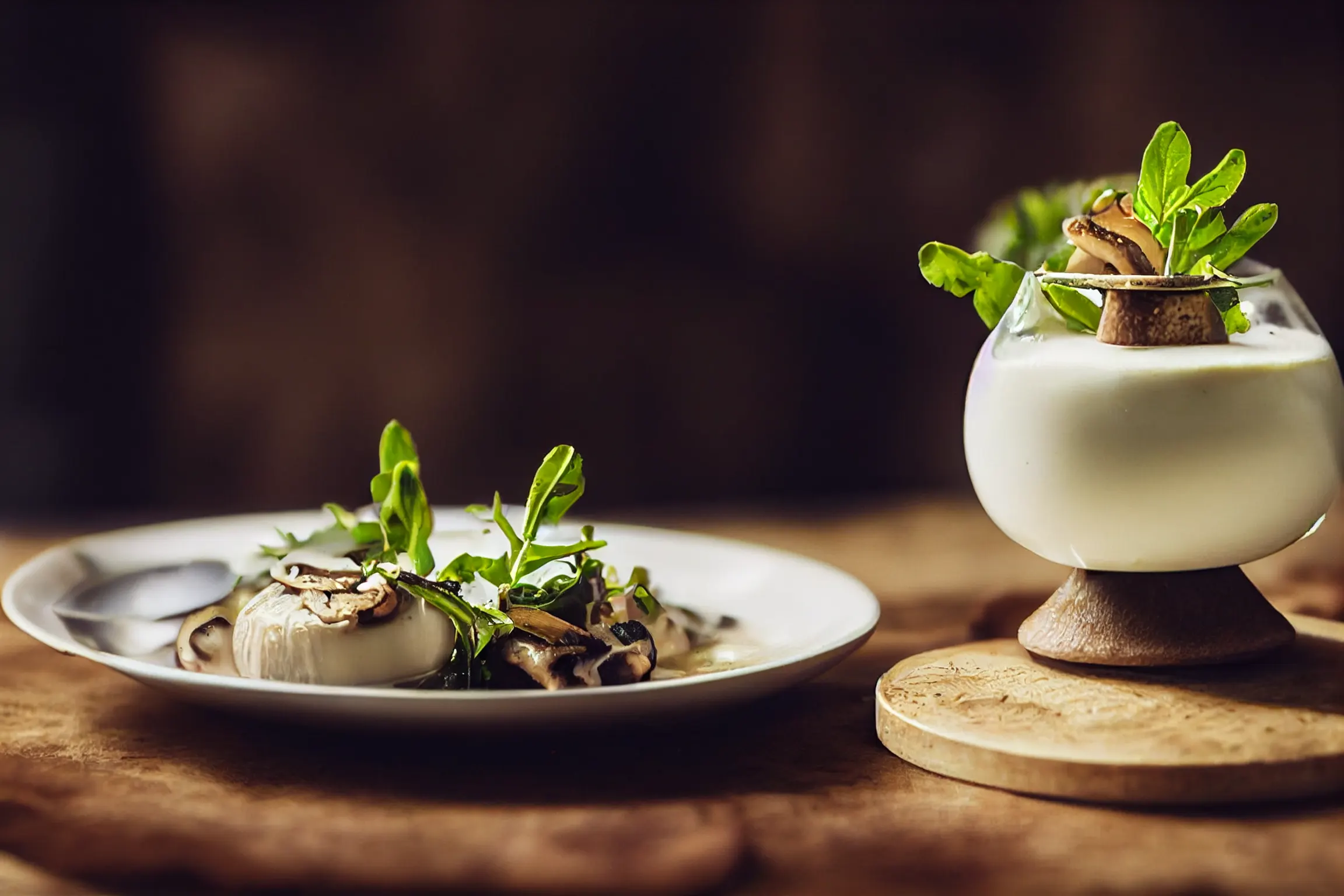 Champignon Panna Cotta