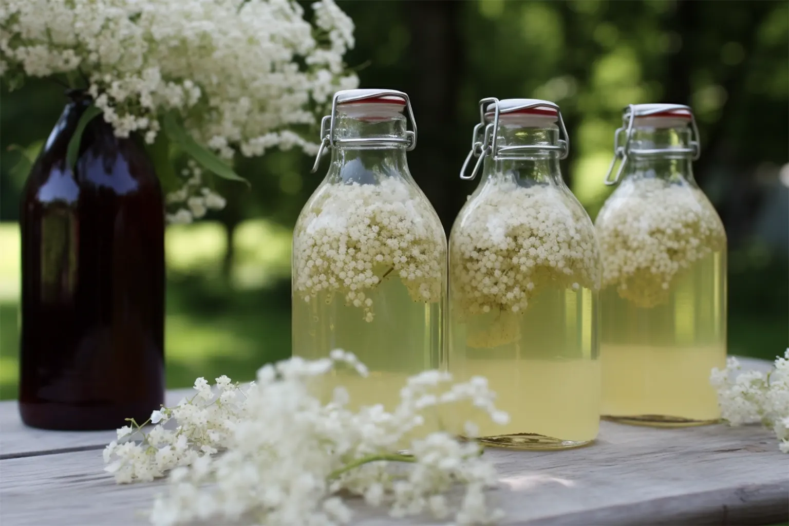 Holunderblüten-Sirup