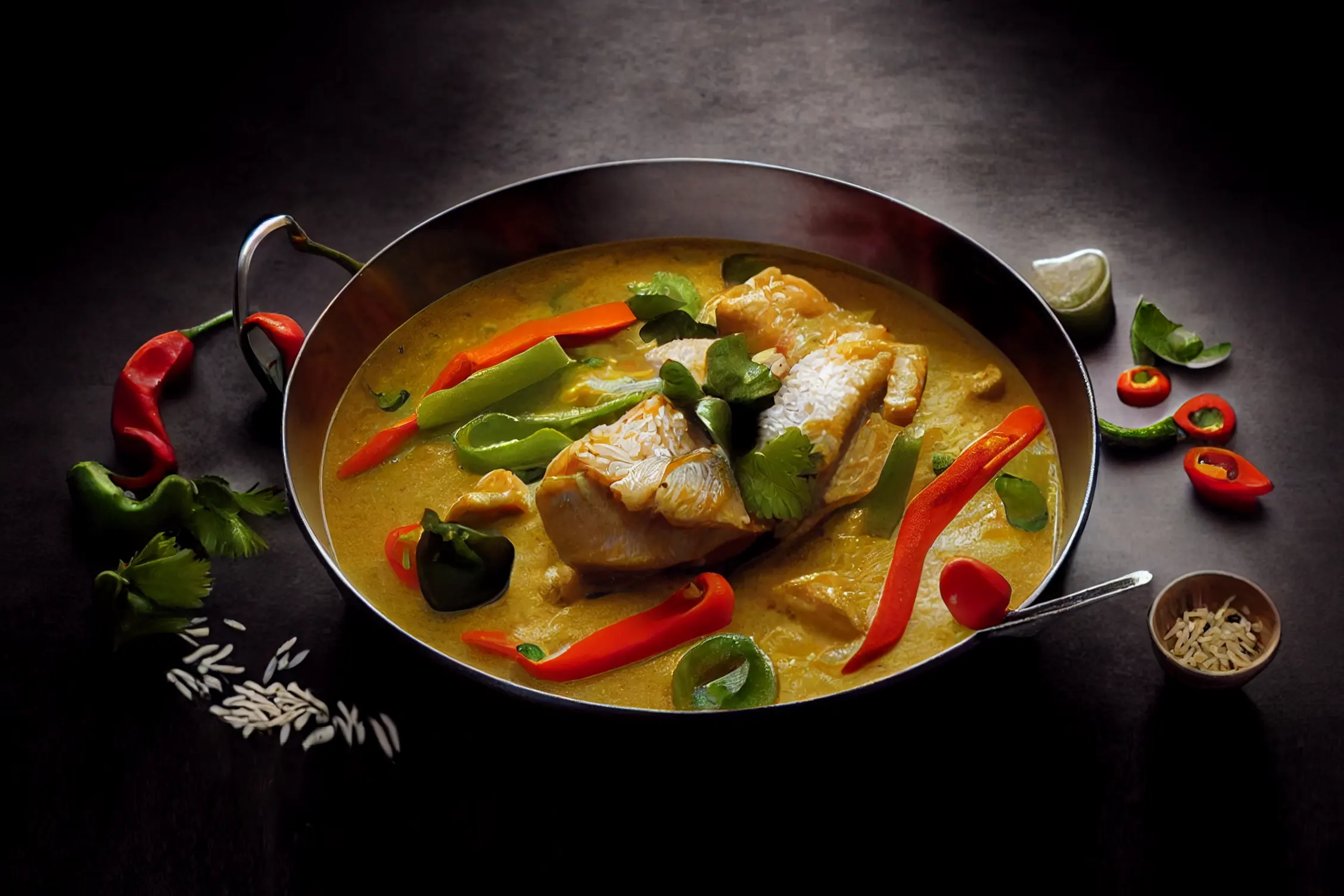 Gaeng Pet Pla - Rotes Fisch Curry