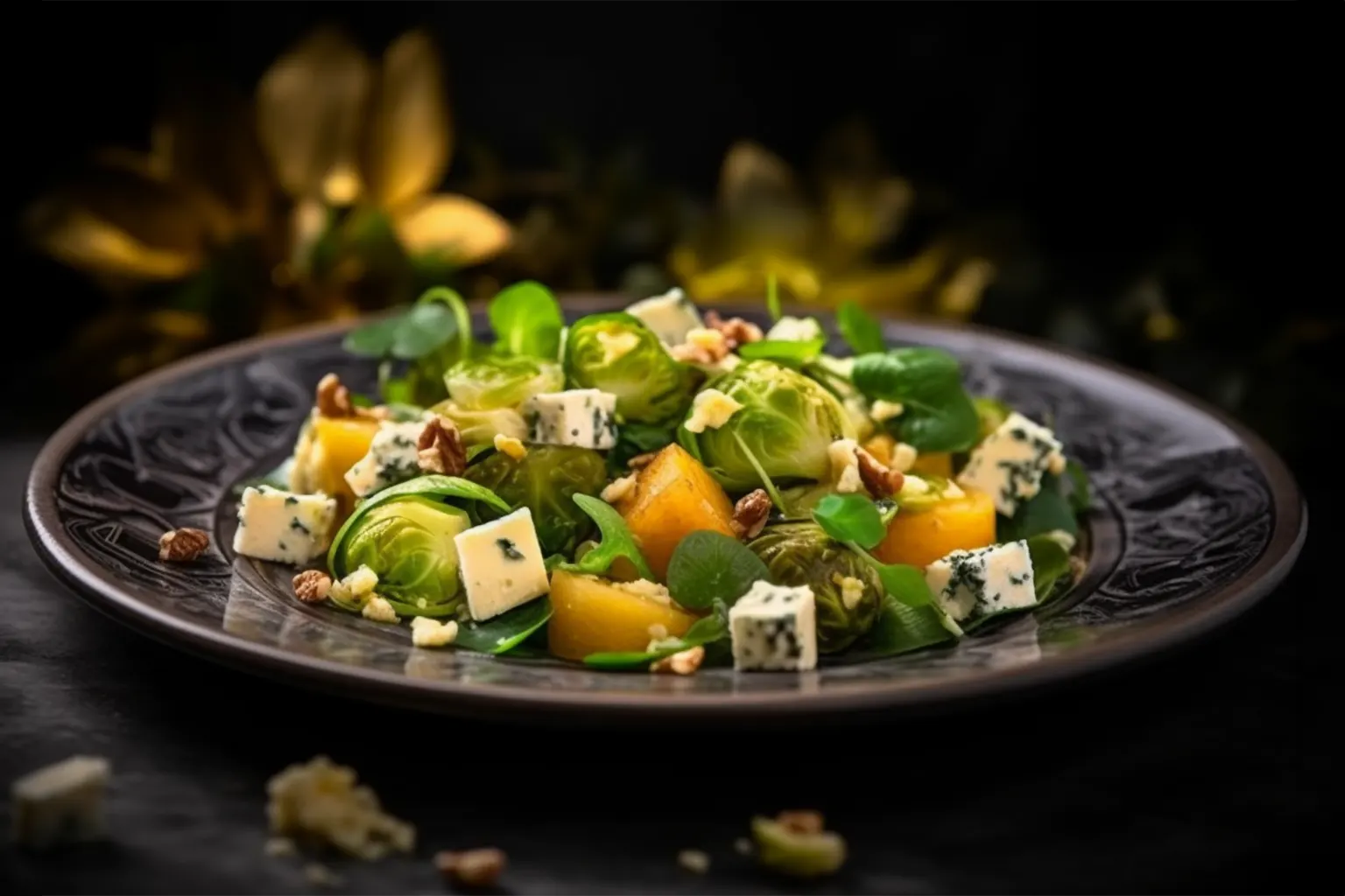 Rosenkohl-Passionsfrucht-Salat
