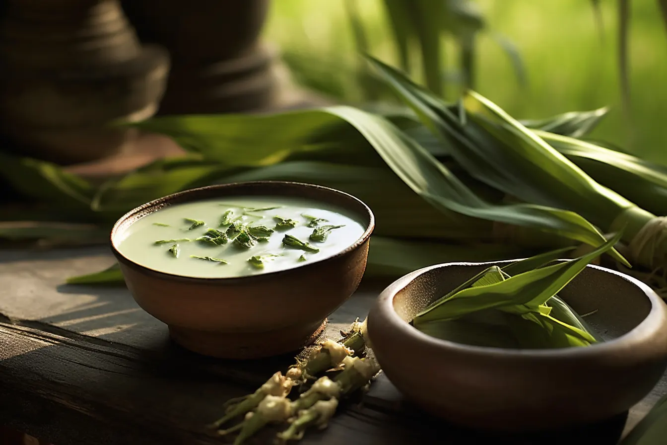 Spitzwegerichrahmsuppe