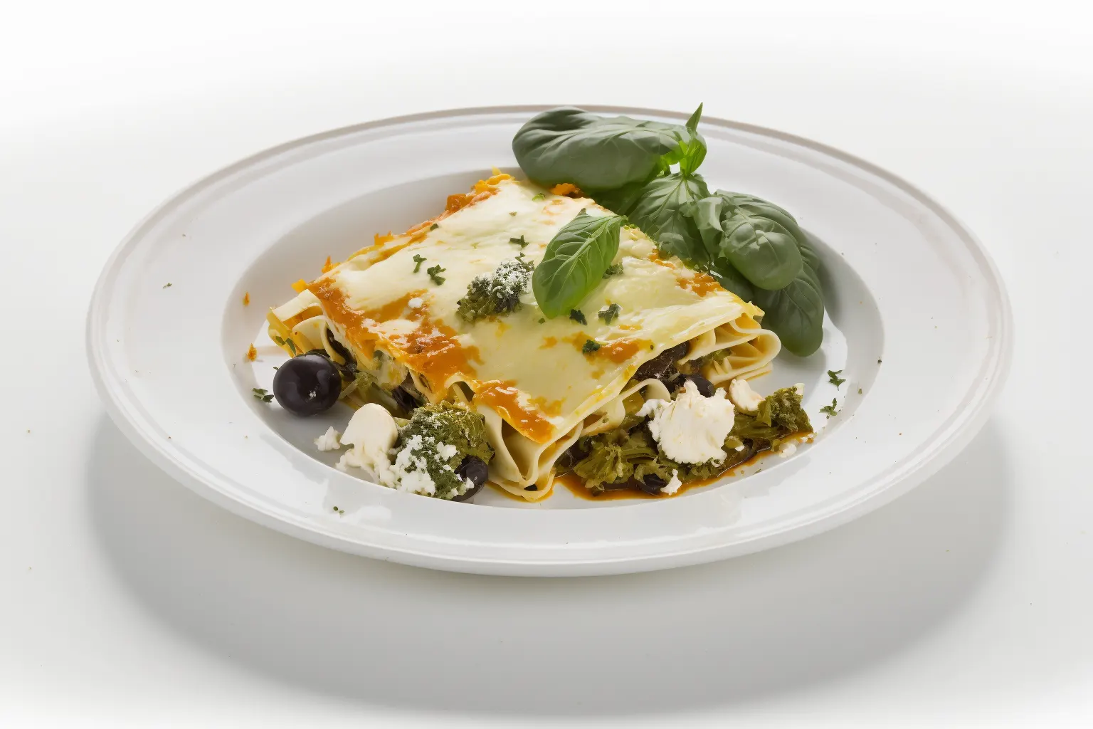 Mediterrane Wirsing-Schafskäse-Lasagne